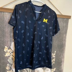 Nike University of Michigan golf polo